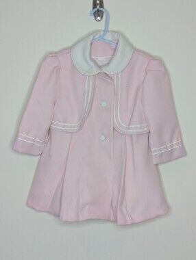 Vintage Freeway Fashions Pink Coat and Hat 2T